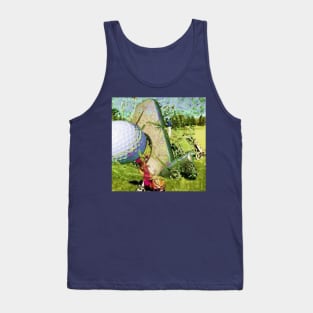 Playing Golf Tank Top